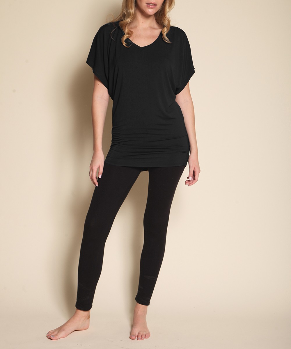 Bamboo SK signature V neck Tunic